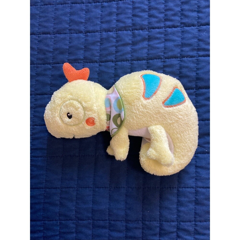Pusblu Yellow Chamelon Gecko Lizard Plush Lovey DouDou Baby Soft Toy